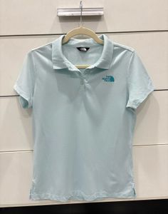 The North Face Light Blue Polo Shirt