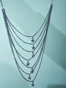 Seven Layered Chain With Star Pendant