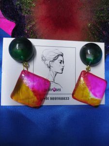Boho Diamond Drop Earrings