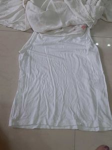 Chic White Embroidered Batwing Top