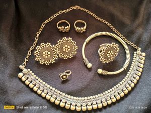 Oxidized Silver Jewelry Set