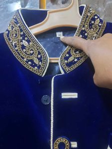 Blue Sherwani