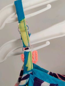 Multicolored Frill Frock