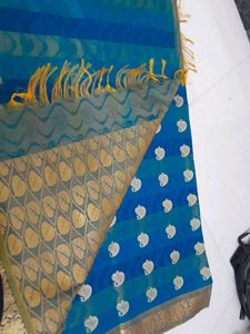 Kancheewaram Silk Saree Not Used With Blouse Piece