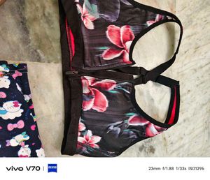 Floral Sports Bra
