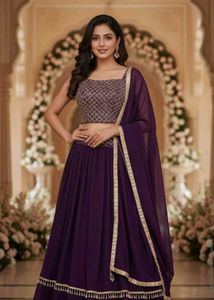 evening gown, crop top skirt,suit