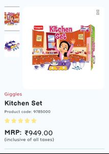 Funskool Kitchen Set - FLAT PRICE, NO BARGAIN