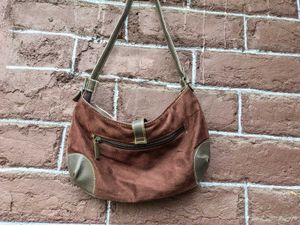 Color Block Hobo Shoulder Bag