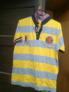Men's Striped Polo T-Shirt