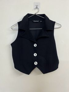 Stylish Black Vest