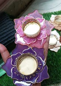 Floral Candle Holders