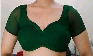 knotted blouse padded