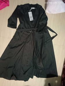 Chic Black Maxi Dress with Belt