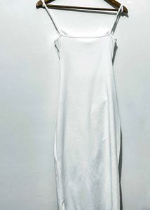 Elegant White Slip Dress