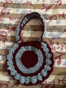 Handmade Crochet Round Bag