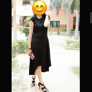 Classic Black Cap Sleeve Dress