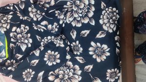 Tunic top navy blue large to xtra larg