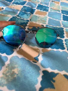 Mirror Lens Round Sunglasses