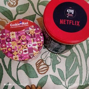 Cookie Man & Netflix Snacks Tin Set