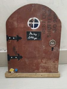 Charming Fairy Cottage Garden  Door Decor