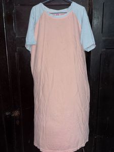 Comfy Pink T-Shirt Dress
