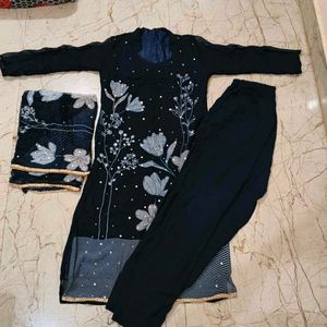 Navy Blue elegant kurta set