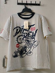Retro Dirt Bike Graphic T-Shirt
