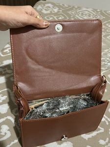Stylish Brown Clutch Bag