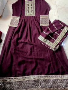 Designer Anarkali Suit with Dupatta