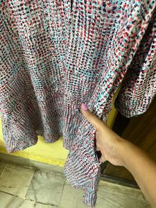 Colorful Abstract Print Kurta