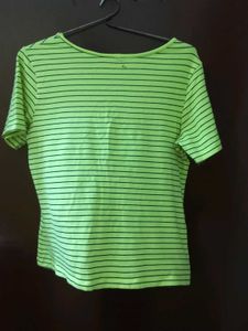Striped V-Neck T-Shirt