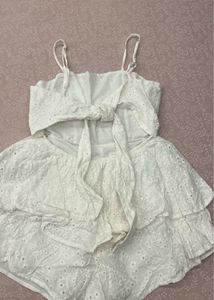 White Broderie Anglaise Romper