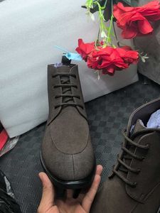 Stylish Brown Suede Boots