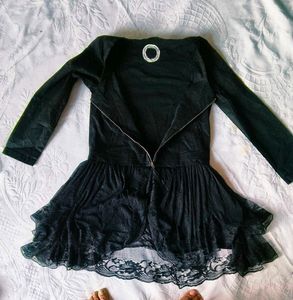 Very Beautiful Net Frill Dress