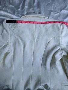 White Formal Blazer