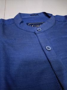 Denim Colour Cotton Shirt