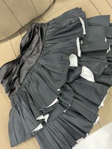 Black Tiered Ruffle Skirt