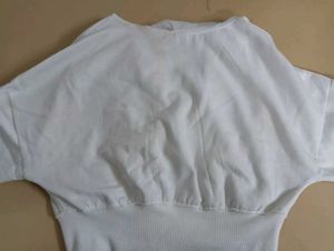 White Zip-Up Hoodie