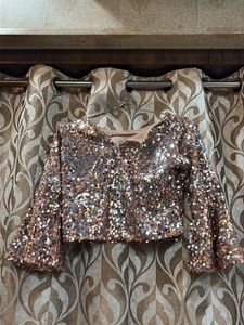 Sparkling Sequin Blouse