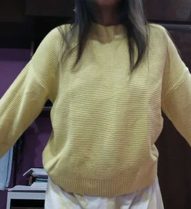 Yellow Knit Sweater