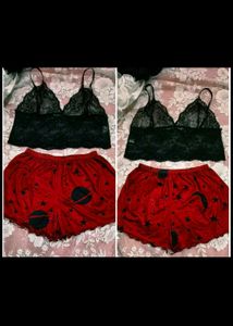 Lace Cami &amp; Shorts Set