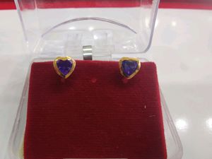 18 K Gold Earrings For Women Nd Girls