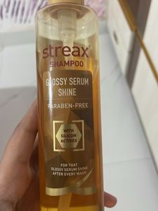 Streax Shampoo For Gossy Serum Shine Hair