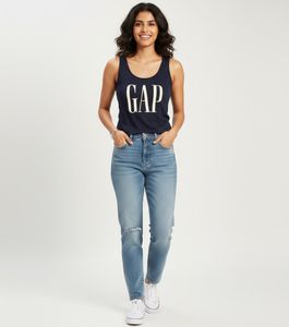 GAP Navy Blue Logo Tank Top