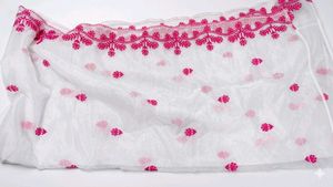 New Elegant Pink Embroidered Kurta Set with Dupatt