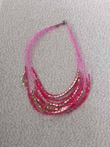 Layered Beaded Statement Necklace
