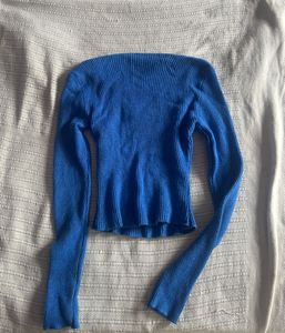 Ribbed Square Neck Top