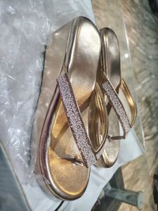 women embellished wedge heel sandals