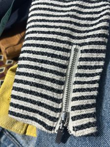 H&amp;M Striped Zip-Up Jacket