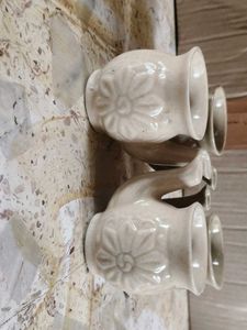 Unique Ceramic Plant Holders Set